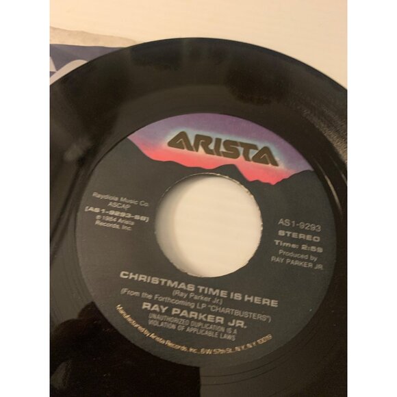 Ray Parker Jr. "Jamie" / "Christmas Time Is Here" 7" Vinyl Record Single Arista - Picture 4 of 5
